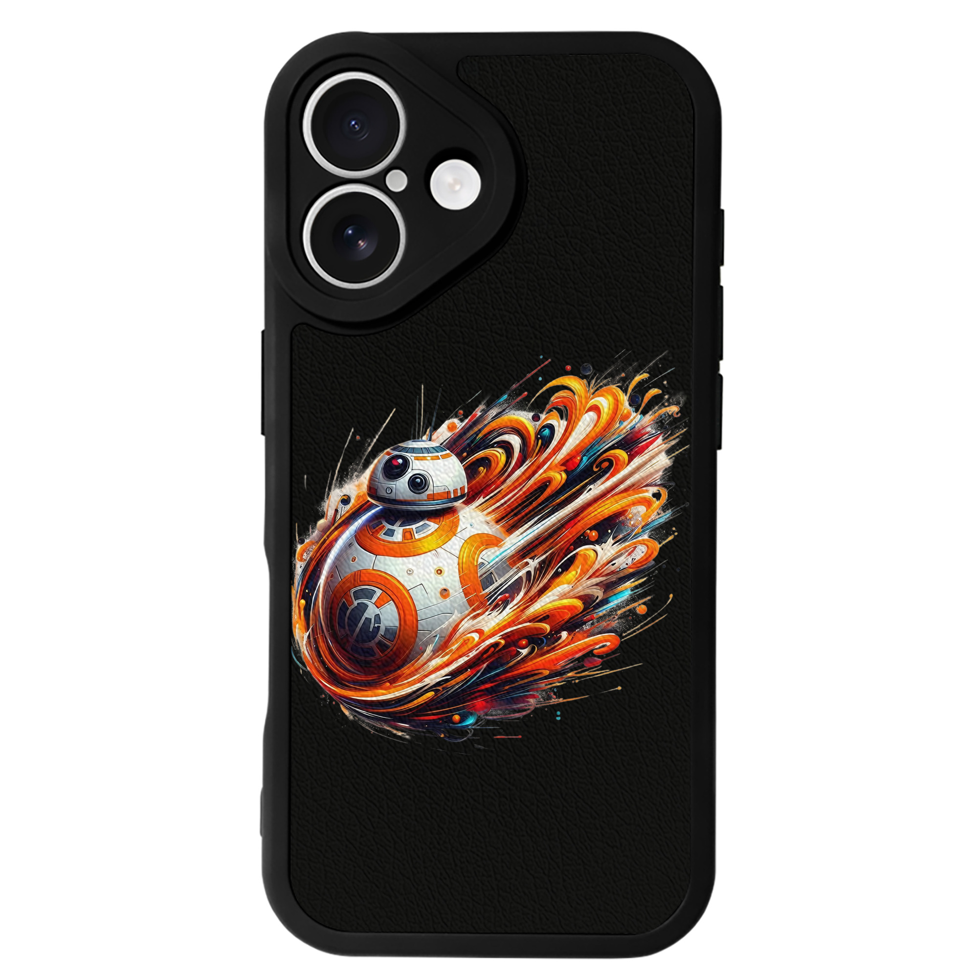 （画像用） スター・ウォーズ Star Wars 【iPhone 16シリーズ対応】シリコンスマホケース（レザー調） 材質：シリコン